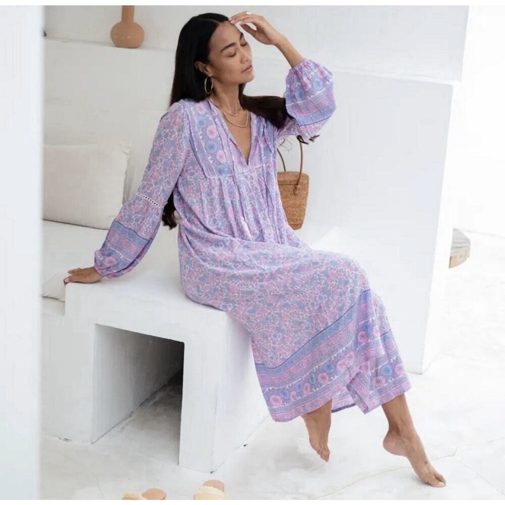 The Fox and The Mermaid Venice Boho Floral Cottagecore Dress Size S/M